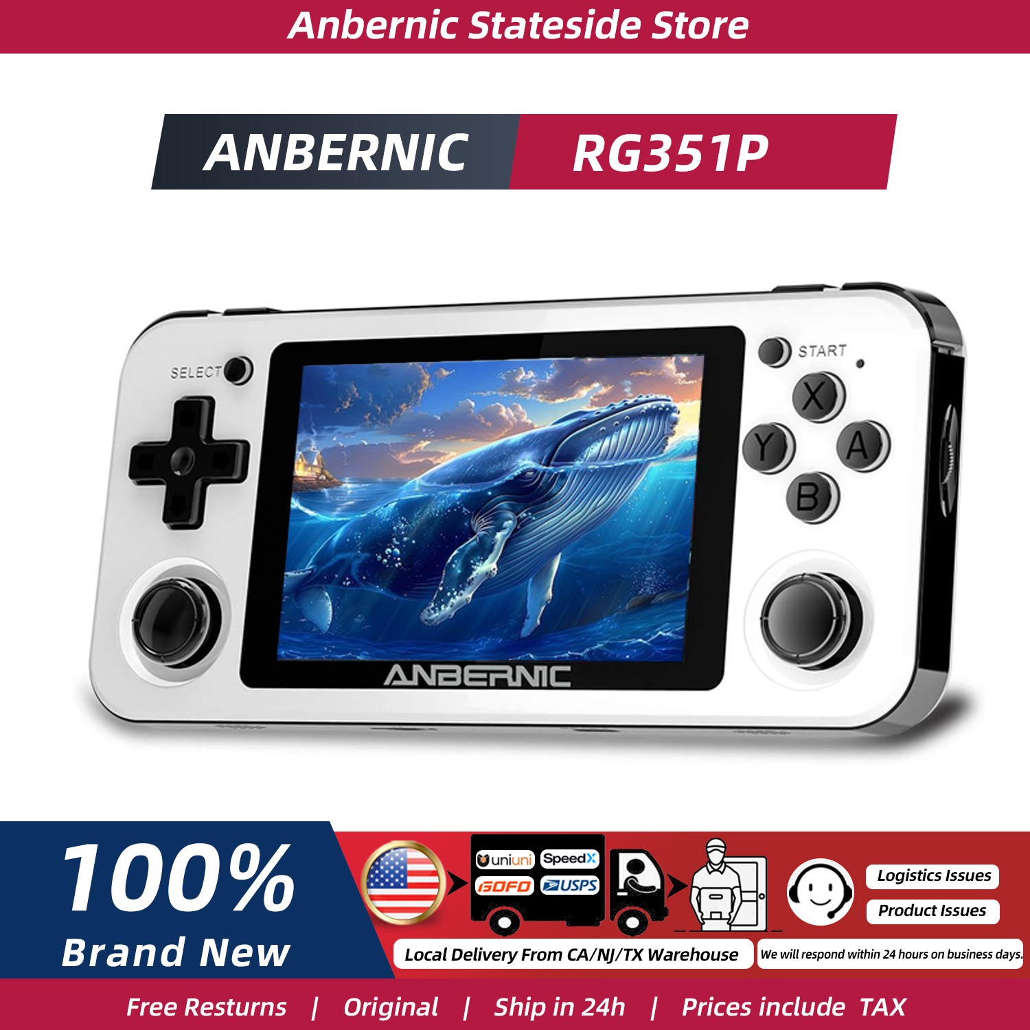 ANBERNIC RG351P Handheld Retro - Retro Gaming Kiosk ulasan dan harga