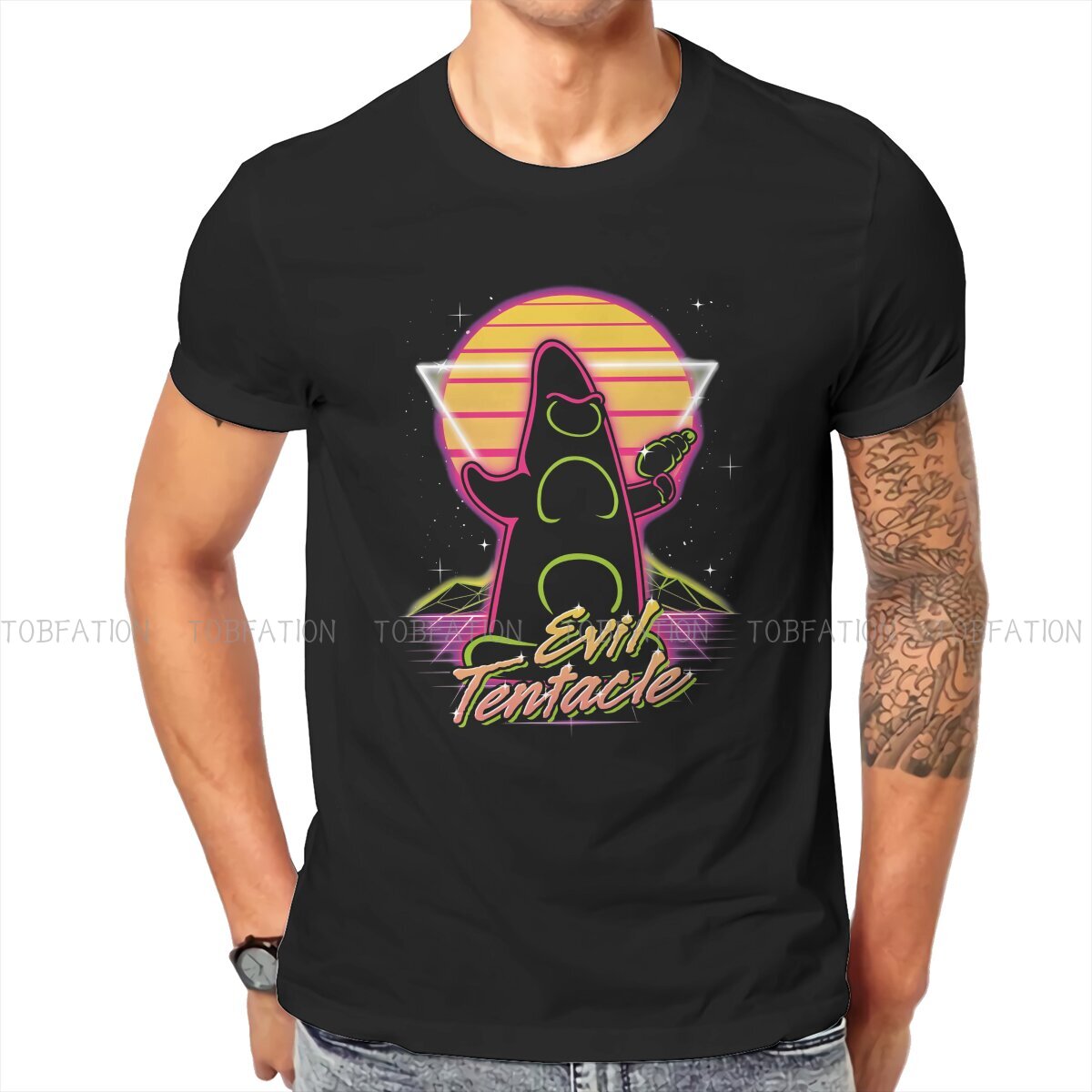 Retro Evil O Neck TShirt Day O - Retro Gaming T Shirt ulasan dan harga