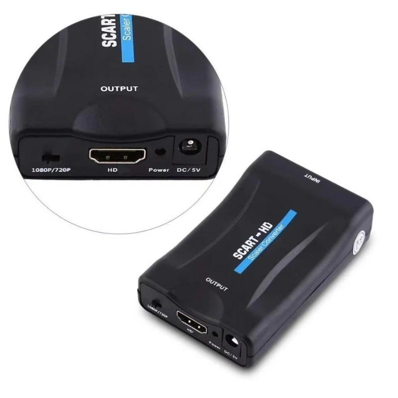 USB Powered SCART to HD Conver - Scart To Hdmi ulasan dan harga