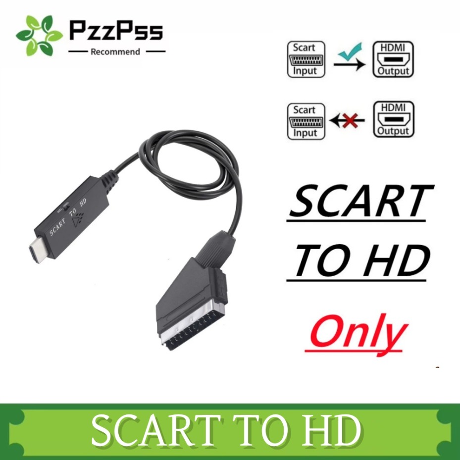 1M Scart to HDMI Adapter Conve - Scart To Hdmi ulasan dan harga