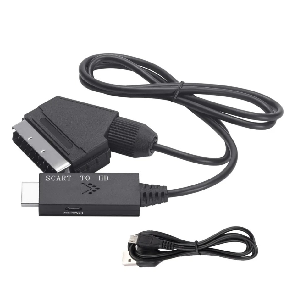 1M Scart to HDMI Adapter Conve - Scart To Hdmi ulasan dan harga